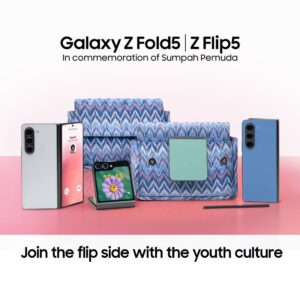 Samsung Galaxy Z Fold5 dan Z Flip5 edisi spesial IKAT Indonesia