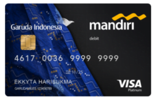 Mandiri CoBrand Garuda Indonesia kartu debit