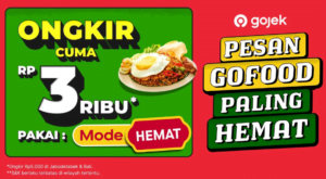 Mode Hemat Ongkos kirim 'ongkir' GoFood