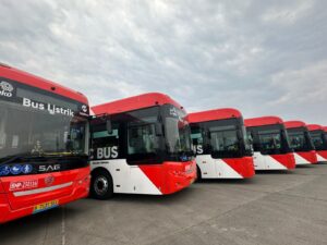 Transjakarta resmikan bus listrik, Kamis (23/11/2023). |Dok/Transjakarta.