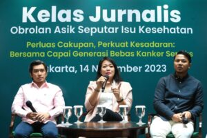 Kelas Jurnalis 2023 tentang kanker serviks