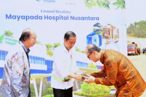 Groundbreaking rumah sakit mayapada internasional di IKN