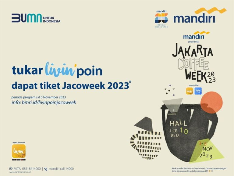 Tukar Mandiri Livin'poin jadi tiket masuk Jacoweek 2023