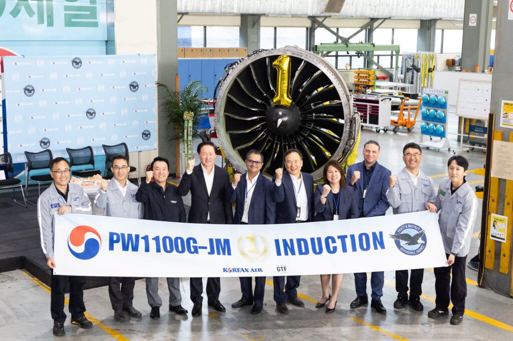 Pelatihan Kru Korean Air untuk mesin Pratt & Whitney GTF