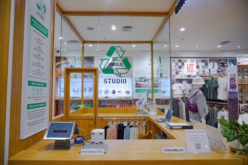 Re.UNIQLO studio pertama di Indonesia. Dokumentasi UNIQLO