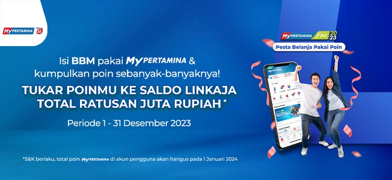 Tukar Poin MyPertamina Jadi Saldo LinkAja