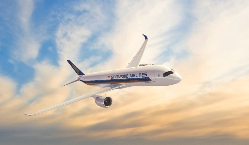 Singapore Airlines A350-900 Tata Singapore Airlines