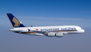 Singapore Airlines A380 SAF