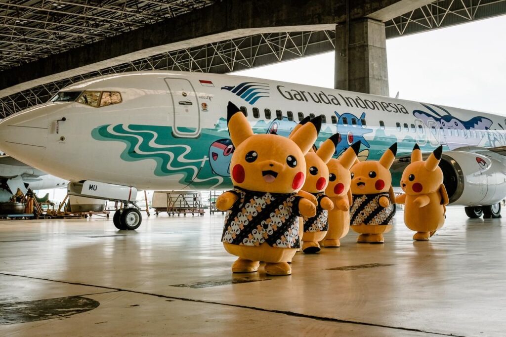 Garuda Indonesia Pokemon Pikachu