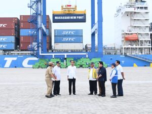 Makassar New Port Diresmikan Presiden Jokowi