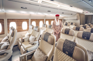 Premium ekonomi Emirates A380