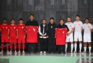 Menteri Pemuda dan Olahraga Republik Indonesia (Menpora RI) Dito Ariotedjo menghadiri launching jersey baru Timnas Indonesia buatan brand lokal Erspo