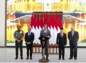 Presiden Jokowi saat ingin berangkat ke KTT Australia Asean.