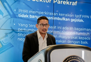 Menparekraf Sandiaga Uno parekraf