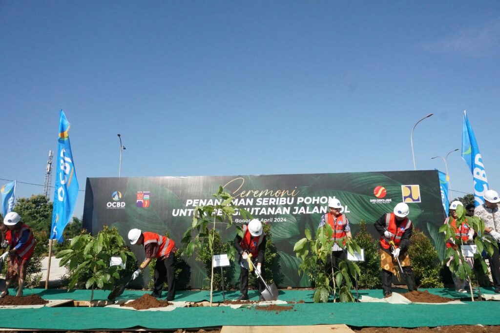 Pengelola Jalan Tol Bogor Outer Ring Road (BORR) Lakukan Penanaman 1.000 Pohon