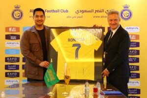 Menpora Dito bersama rombongan melanjutkan ke Arab Saudi dengan agenda pertama memenuhi undangan ke markas Al-Nassr Sports Club