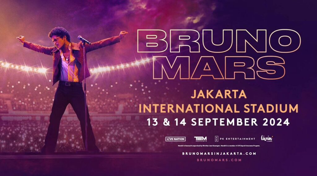 Tiket Konser Bruno Mars di Jakarta International Stadium