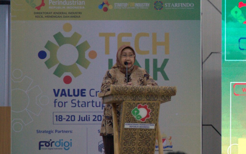 Direktur Jenderal Industri Kecil, Menengah dan Aneka, Reni Yanita. Tech Startup