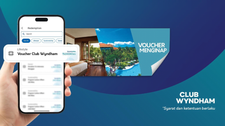 Tukar GarudaMiles jadi kamar gratis di Wyndham Club Asia