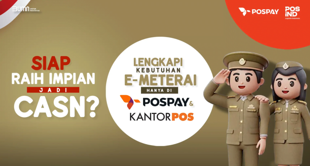 Cara beli e-meterai di Kantorpos dan Pospay