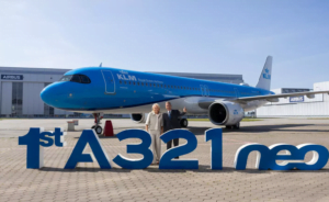 KLM Terima Pengiriman Pesawat Airbus A321neo Pertama