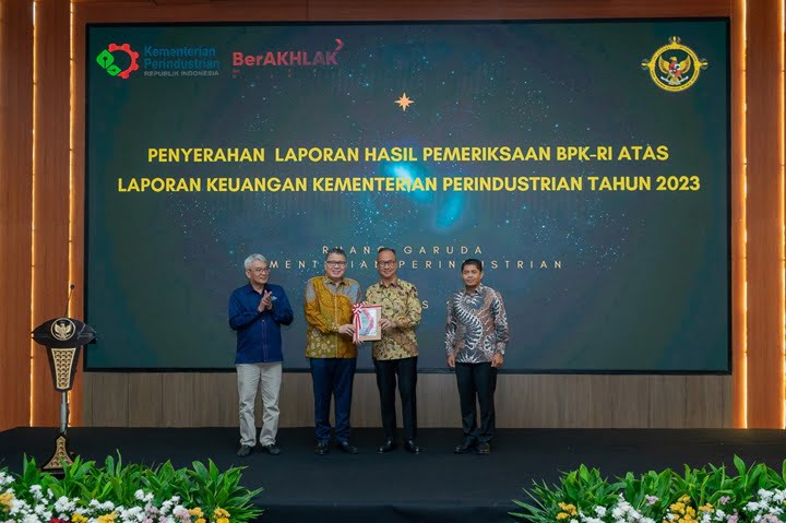 Kementerian Perindustrian Raih Opini WTP ke-16 Dari BPK