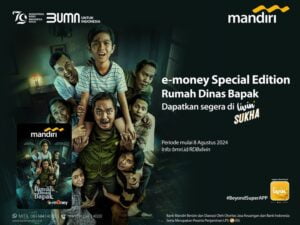 e-money Mandiri edisi khusus film Rumah Dinas Bapak