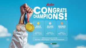 Hadiah untuk Pemenang Olimpiade dari AirAsia