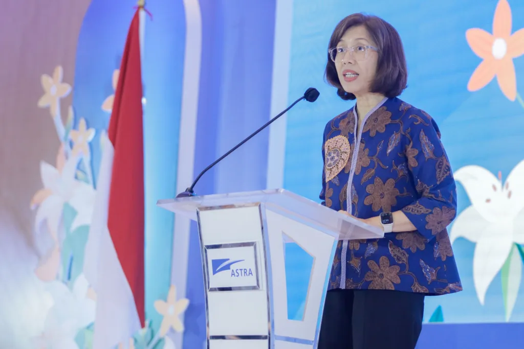 Direktur Astra Gita Tiffani Boer dalam acara Astra Young Women Network 2024, pada hari Senin di Menara Astra Jakarta (309).