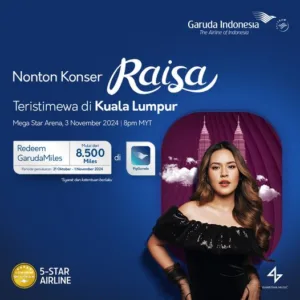 Konser Raisa dengan tukar GarudaMiles