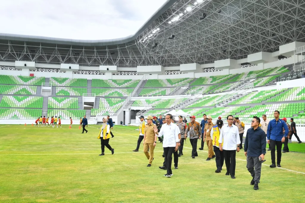 Presiden Jokowi Resmikan Stadion Utama Sumatra Utara