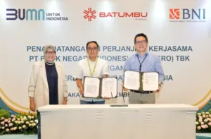 Kolaborasi BNI dan Batumbu ditandai dengan penandatanganan Perjanjian Kerja Sama (PKS) yang berlangsung di Menara BNI.