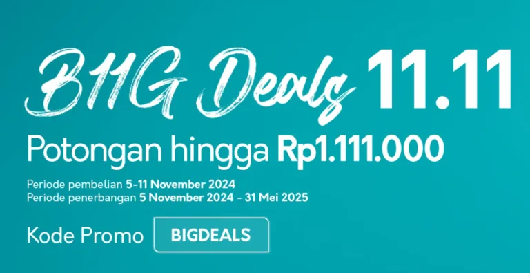 Promo Garuda Indonesia November 2024.