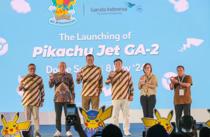 Kerja Sama The Pokémon Company dan Garuda Indonesia