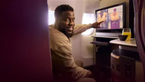 Kevin Hart di Qatar Airways