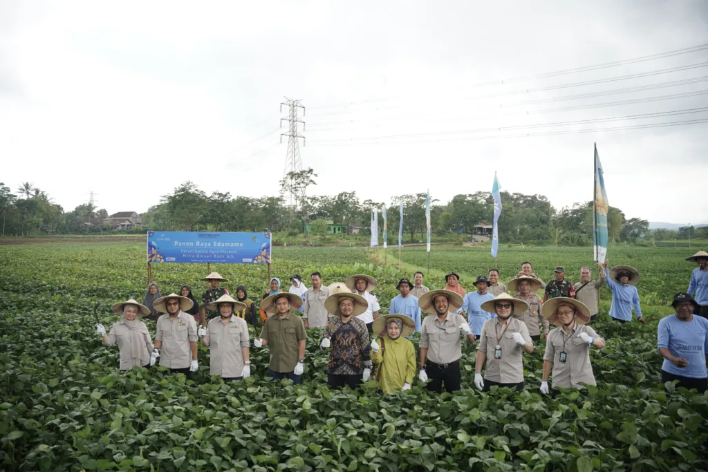 Bank bjb dan Petani Mitra Binaan PT. Kelola Agro Makmur di Jawa Tengah.