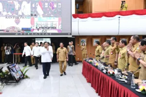 Presiden Prabowo bersama Mendagri Tito Karnavian Pengendalian Inflasi