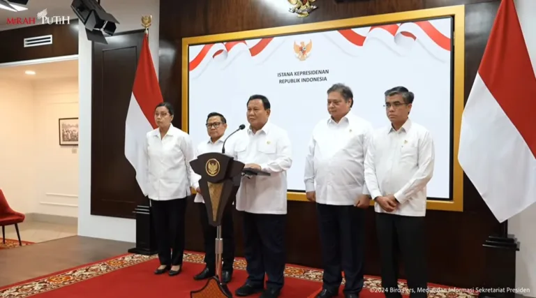 Presiden Prabowo di Istana Negara berbicara tentang upah minimum nasional