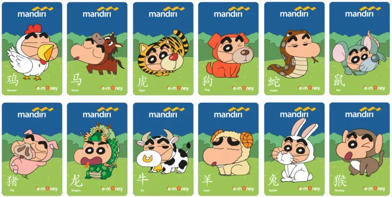 Kartu Mandiri E-money Edisi Shinchan Oriental Series