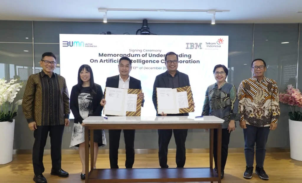 MoU Telkom dan IBM untuk AI