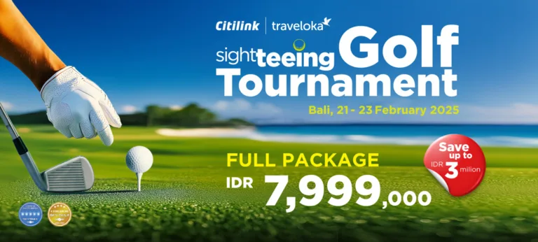 Citilink - Traveloka Sight Teeing Golf Tournament