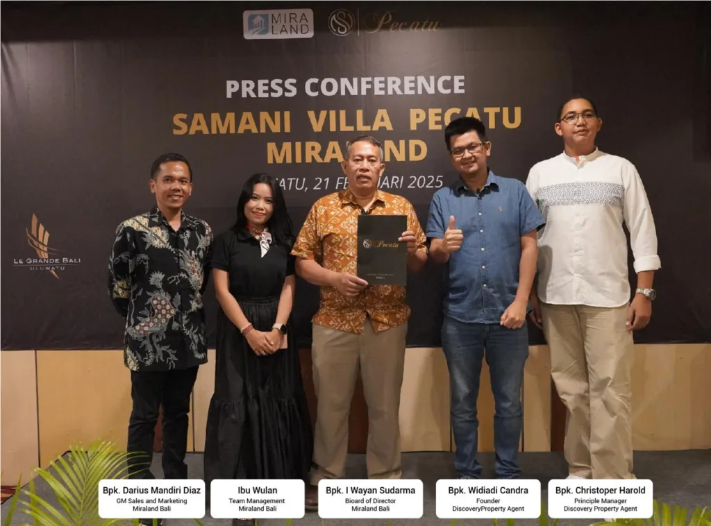 Saat acara Launching Phase 2 Samani Villa Pecatu di Pecatu, Bali. Jumat, tgl 21 Februari 2025