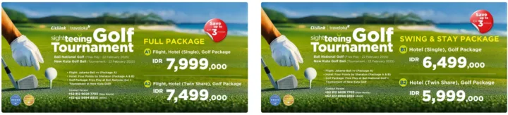 Paket Sight Teeing Golf Tournament 2025