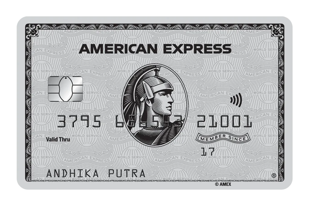 Kartu Kredit BCA American Express Platinum AMEX contactless