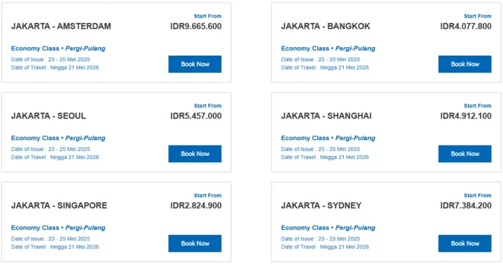 Garuda Indonesia Mandiri Travel Deals Gandaria City Mei 2025