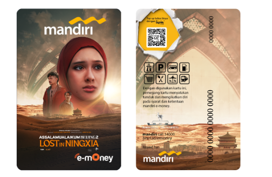 e-money mandiri edisi film ssalamualaikum Beijing 2: Lost in Ningxia