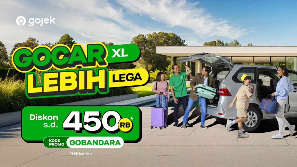 Promo gocar untuk ke bandara